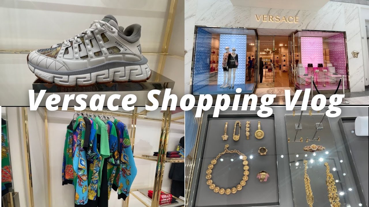 Versace Shopping Vlog / Come shop with me in Versace / Luxury Shopping Vlog Versace / Scottsdale