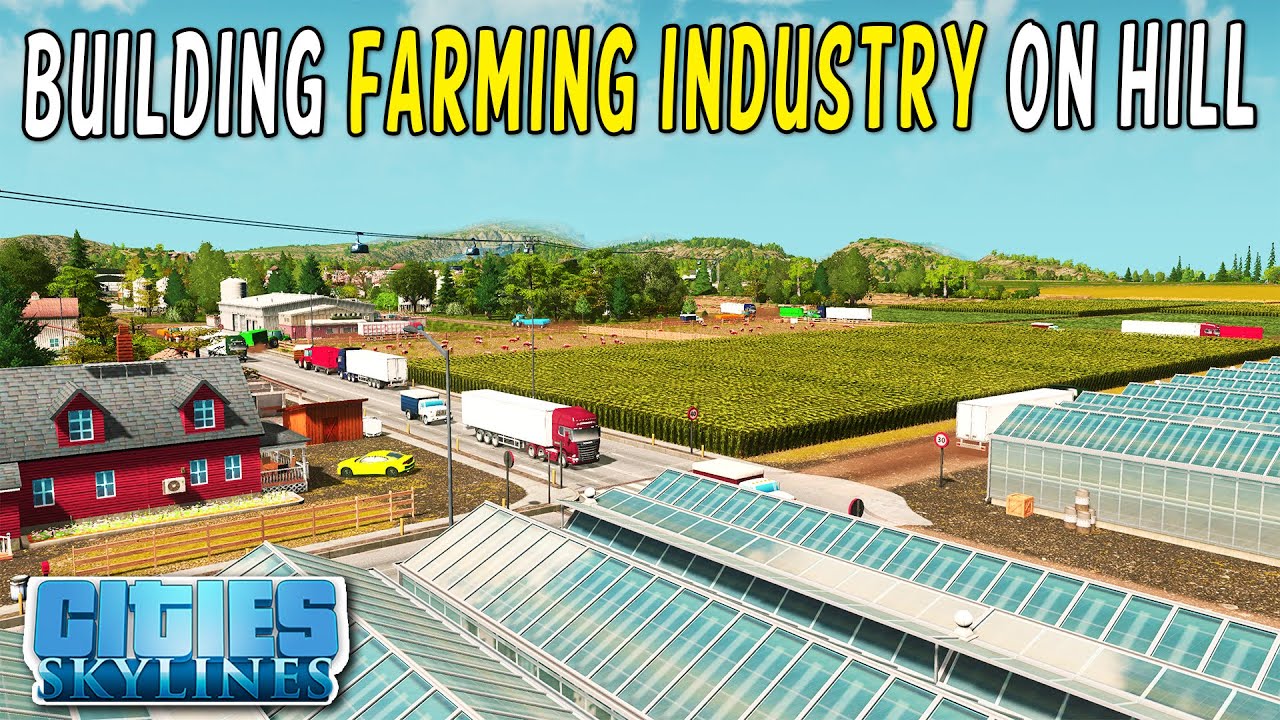 I Build Farming Industry in Our City - Cities Skylines Gameplay in Hindi