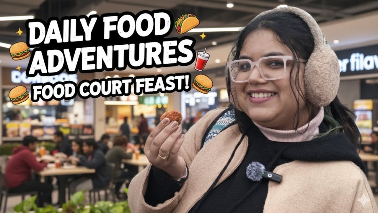 Office Se Food Court Tak 🍔 | Daily Routine, Kaam, Masti & Crunchy Spring Rolls 🤤