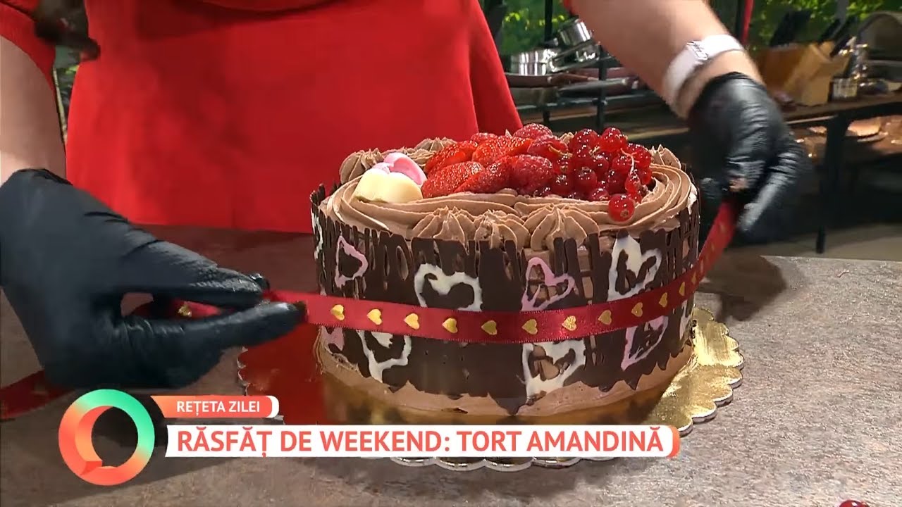 Răsfăț de weekend: tort amandină
