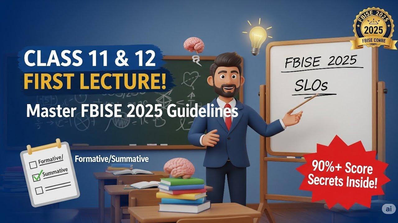1st Lecture | Class 11 & 12 | Must-Watch for FBISE Students!