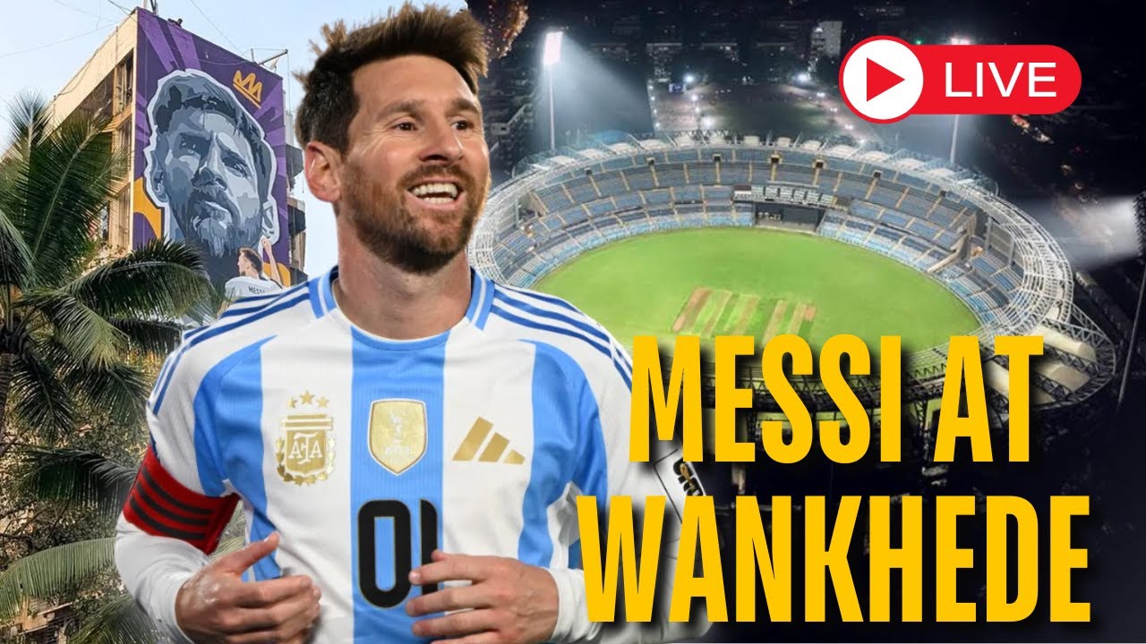 LIVE: Messi In Mumbai | Messi Welcomed At Wankhede Stadium | Messi Meets Sachin And Virat