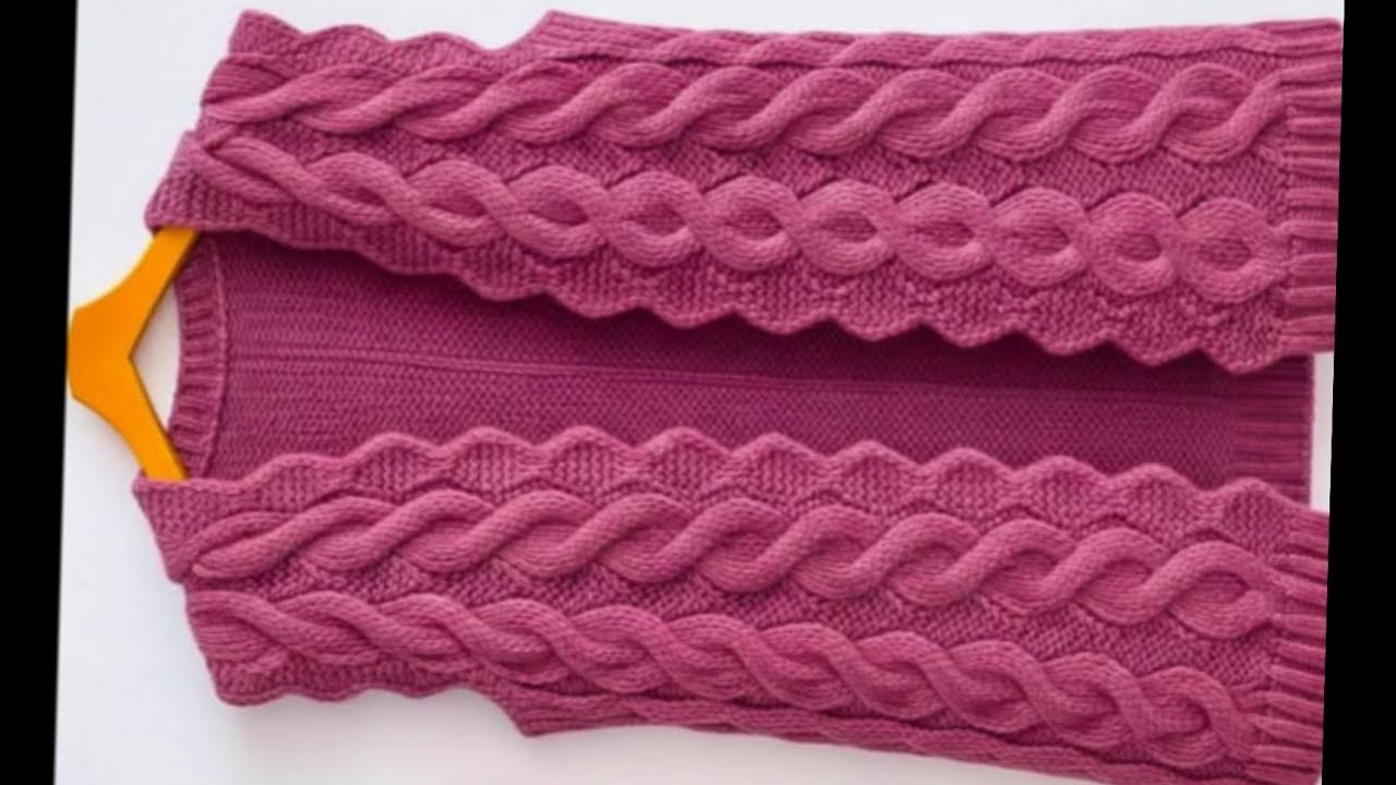 Ladies shrug/half jacket knitting design 