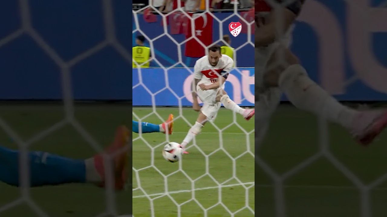 📍Volksparkstadion🆚 &Ccedil;ekya   Gol&uuml;n adı Hakan &Ccedil;alhanoğlu.. #Bizim&Ccedil;ocuklar #EURO2024
