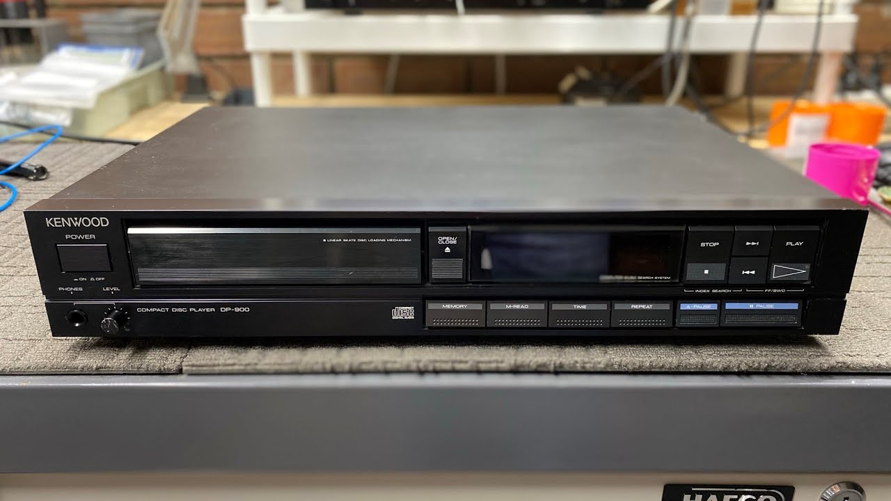Lovely Kenwood DP-900 CD Player Repair & Service, plus RF Eye Diagram Discussion!