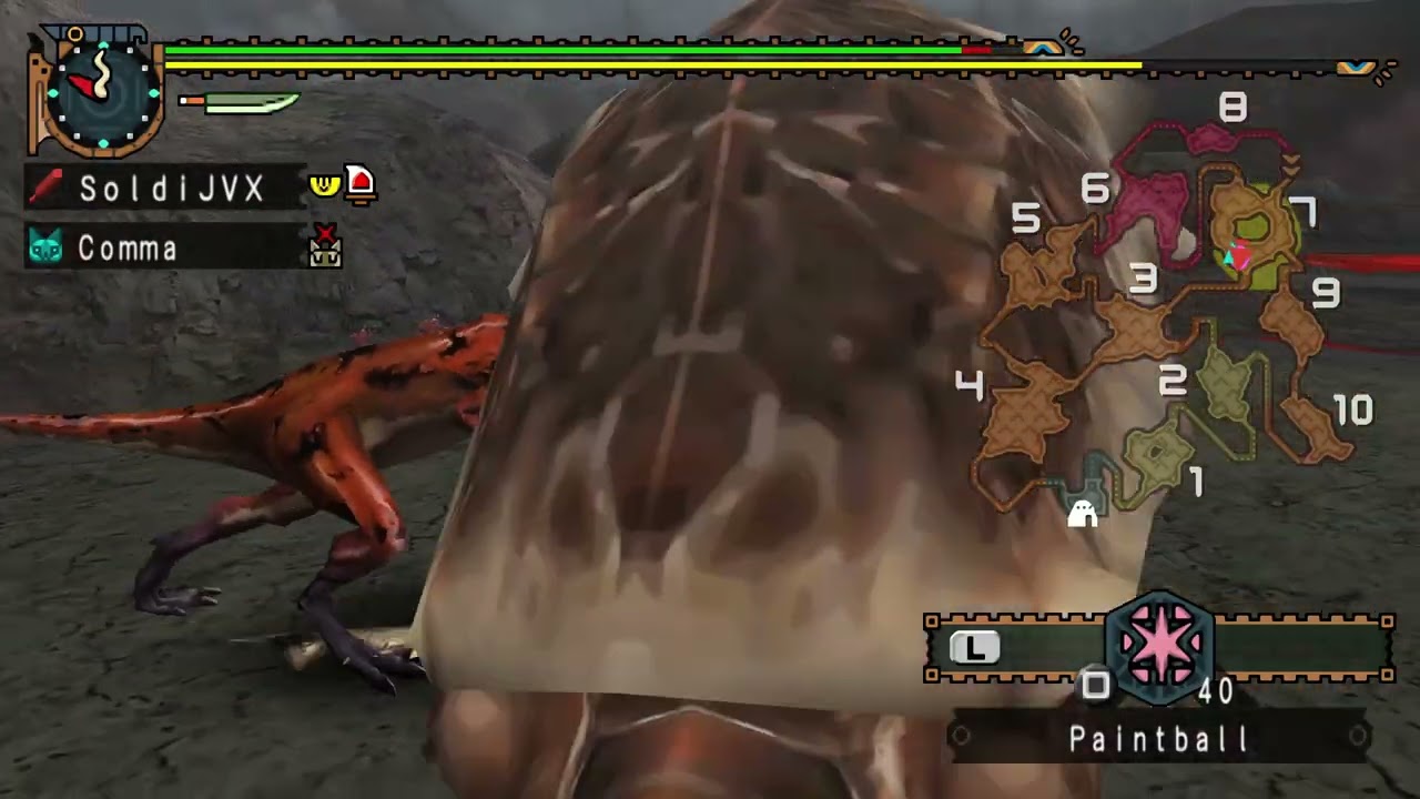4k - MHFU - Village - Level 4 - Hunting - The Ioprey Leader - Great Sword
