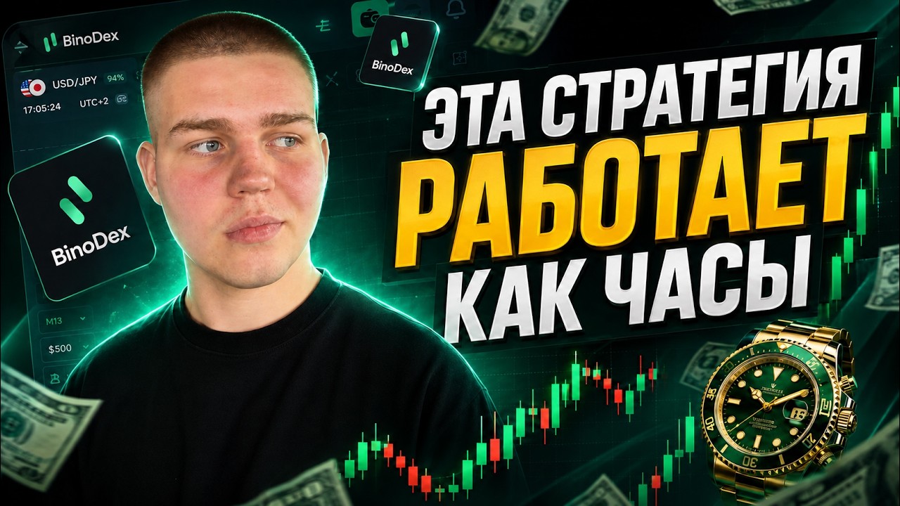 BINODEX &mdash; +3000$ ЗА 10 МИНУТ! Пошаговая 1 минутная стратегия для новичков 2026