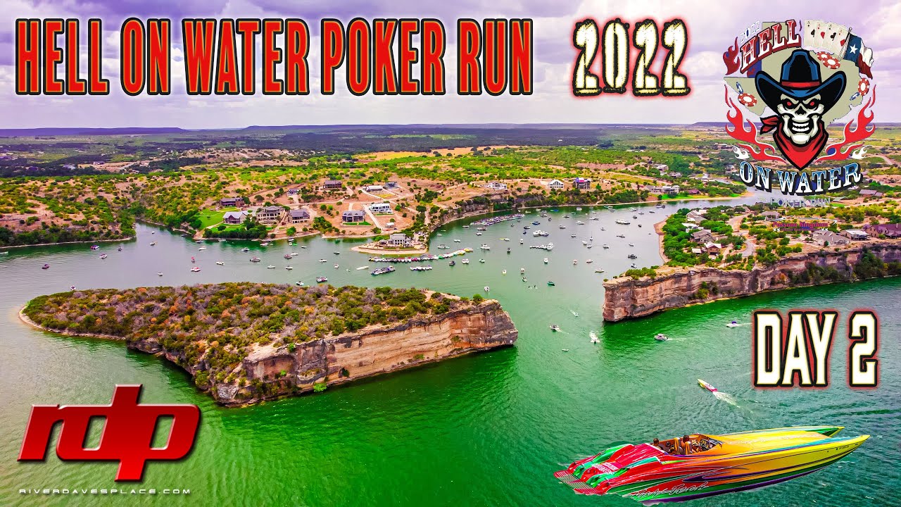 TEXAS HELL ON WATER Poker Run 2022 Possum Kingdom Lake | DAY 2 Hells Gate/Helicopter