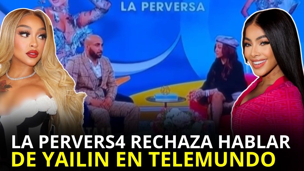 LA PERVER4 RECHAZ4 HABLAR DE YAILIN EN ENTREVISTA DE TELEMUNDO