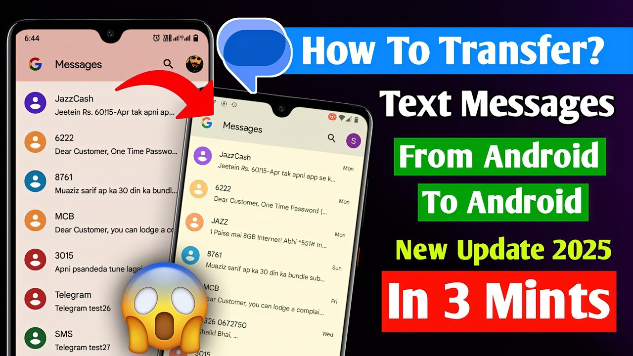 How To Transfer Text Messages From Android To Android (2025) | Backup/Restore Messages To New Phone