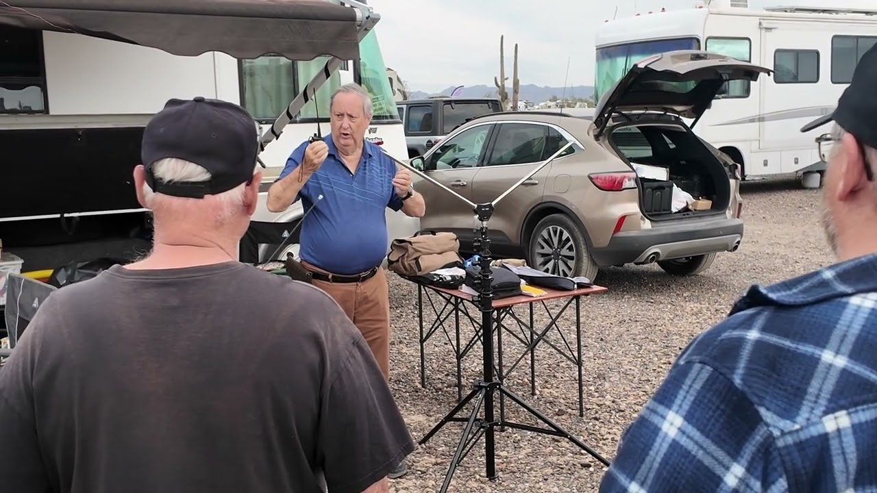Quartzfest 2026  Balloon launch Antenna walk, happy hour and SDR radio WG7D