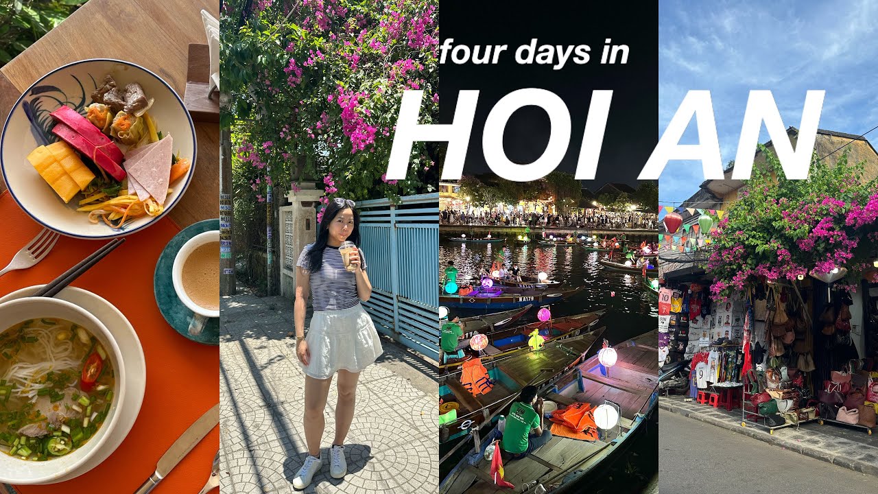 4 days in hoi an, vietnam // tailoring clothes, cooking class, coconut boats