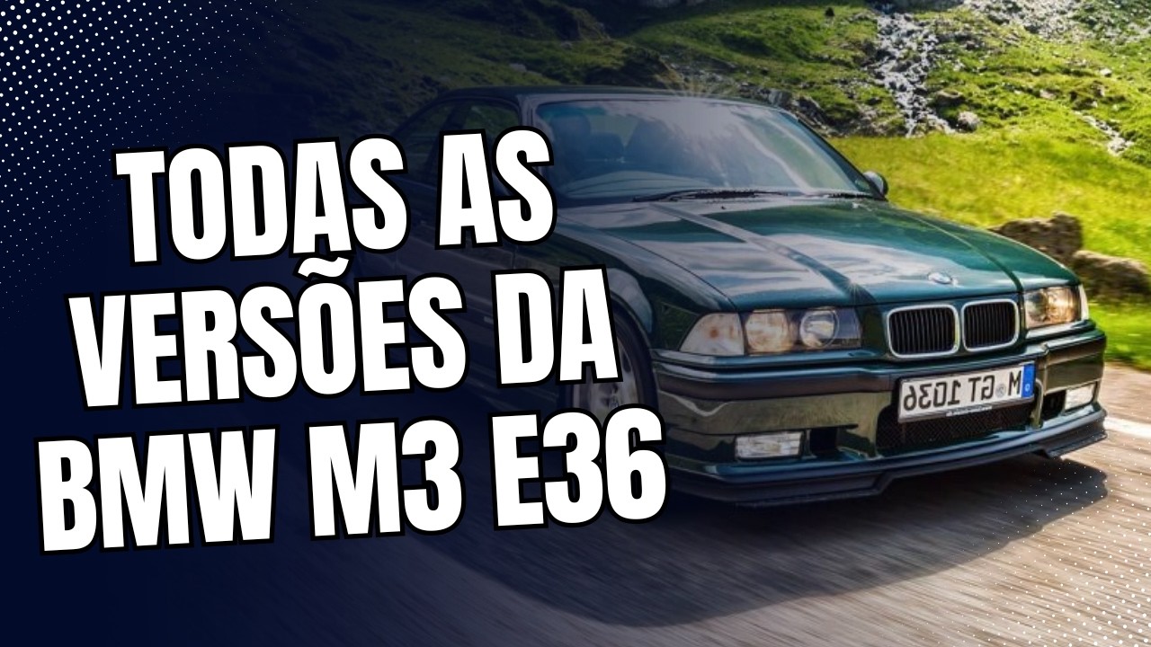Todas as versões da BMW M3 E36 que quase ninguém conhece