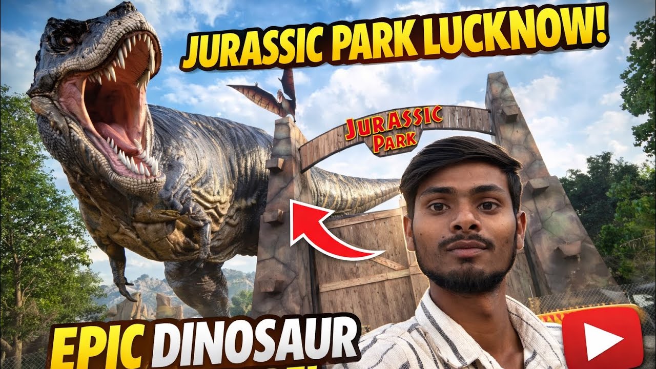 Jurassic Park Lucknow | Janeshwar  Park Lucknow || Full Guide park #jurassicpark 