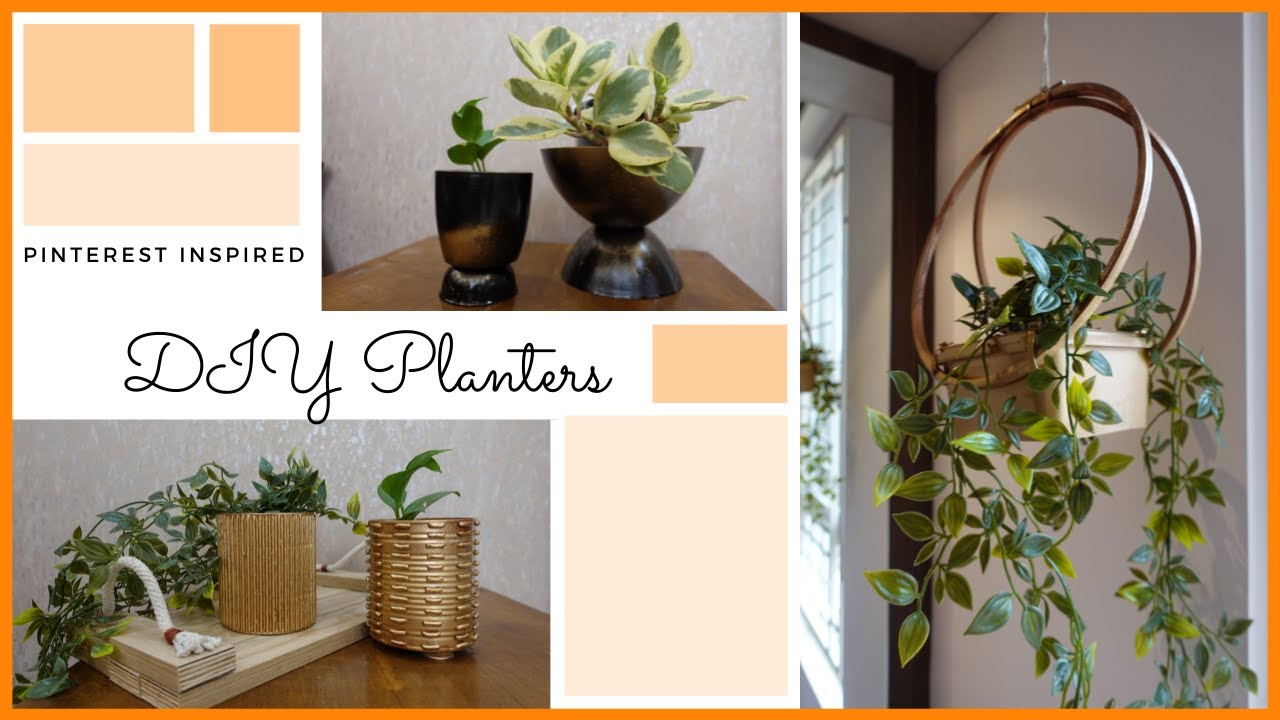 DIY Planter ideas || Planters out of waste || Pinterest inspired DIY