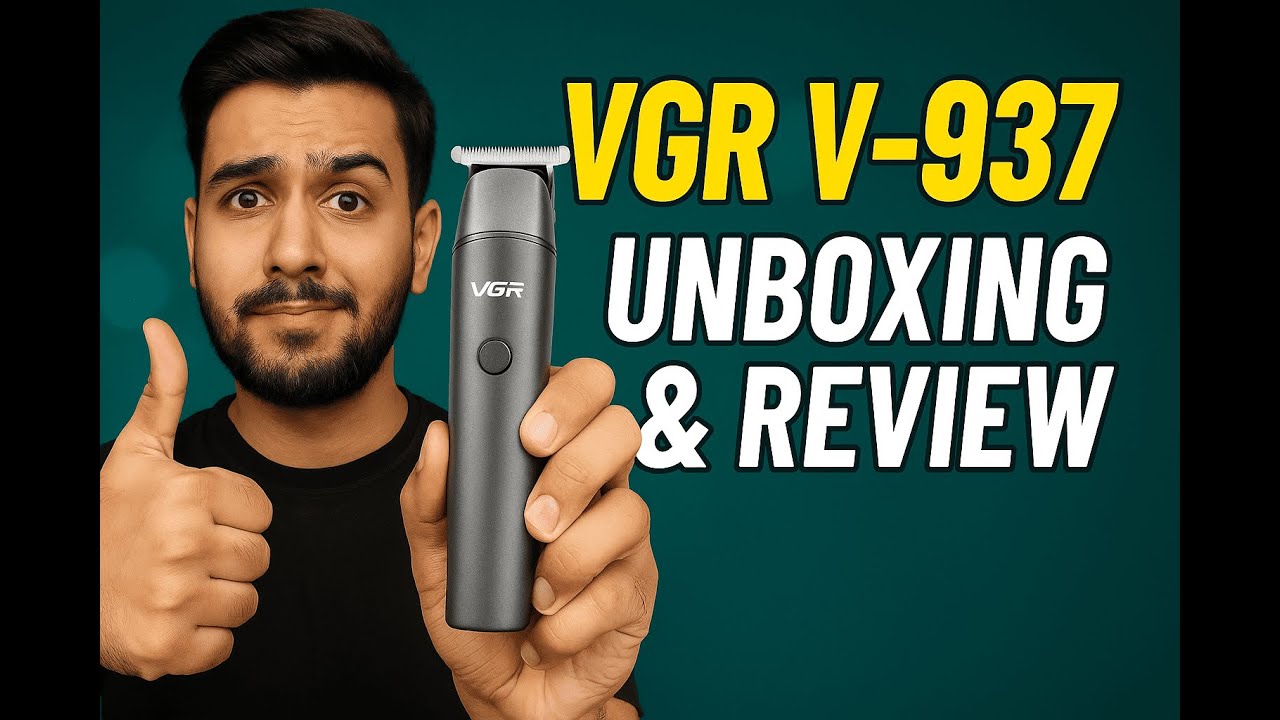 VGR V-937 Unboxing & Honest Review 🔥 | Best Budget Hair Trimmer 2025?