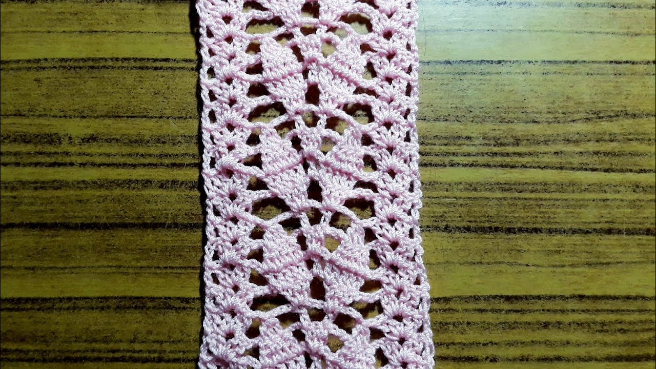 ลายถักโครเชต์แบบที่ 11|crafts by namonnoy