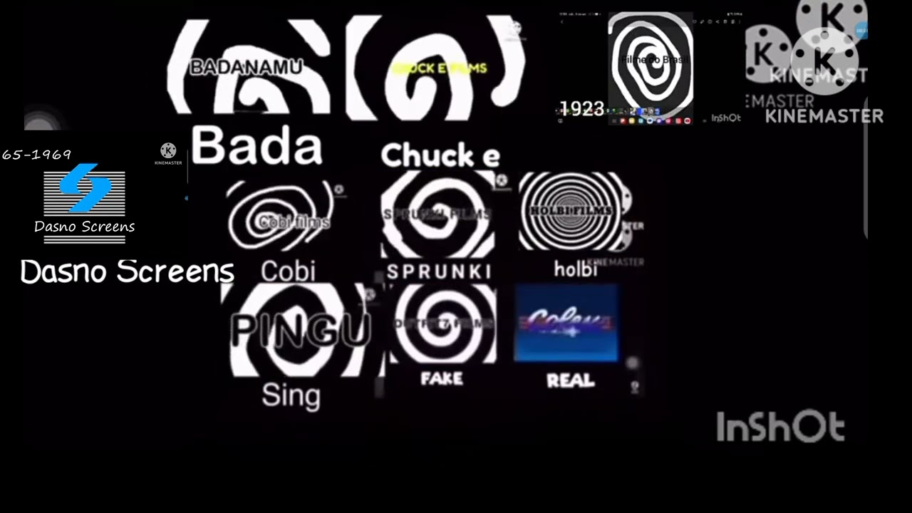 Todos los logos falsos de Outfit 7 comparación 
