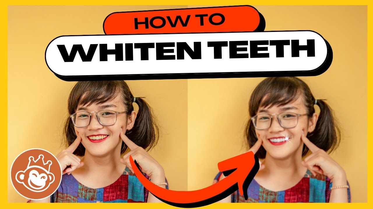 How to WHITEN TEETH in Photos Using PicMonkey