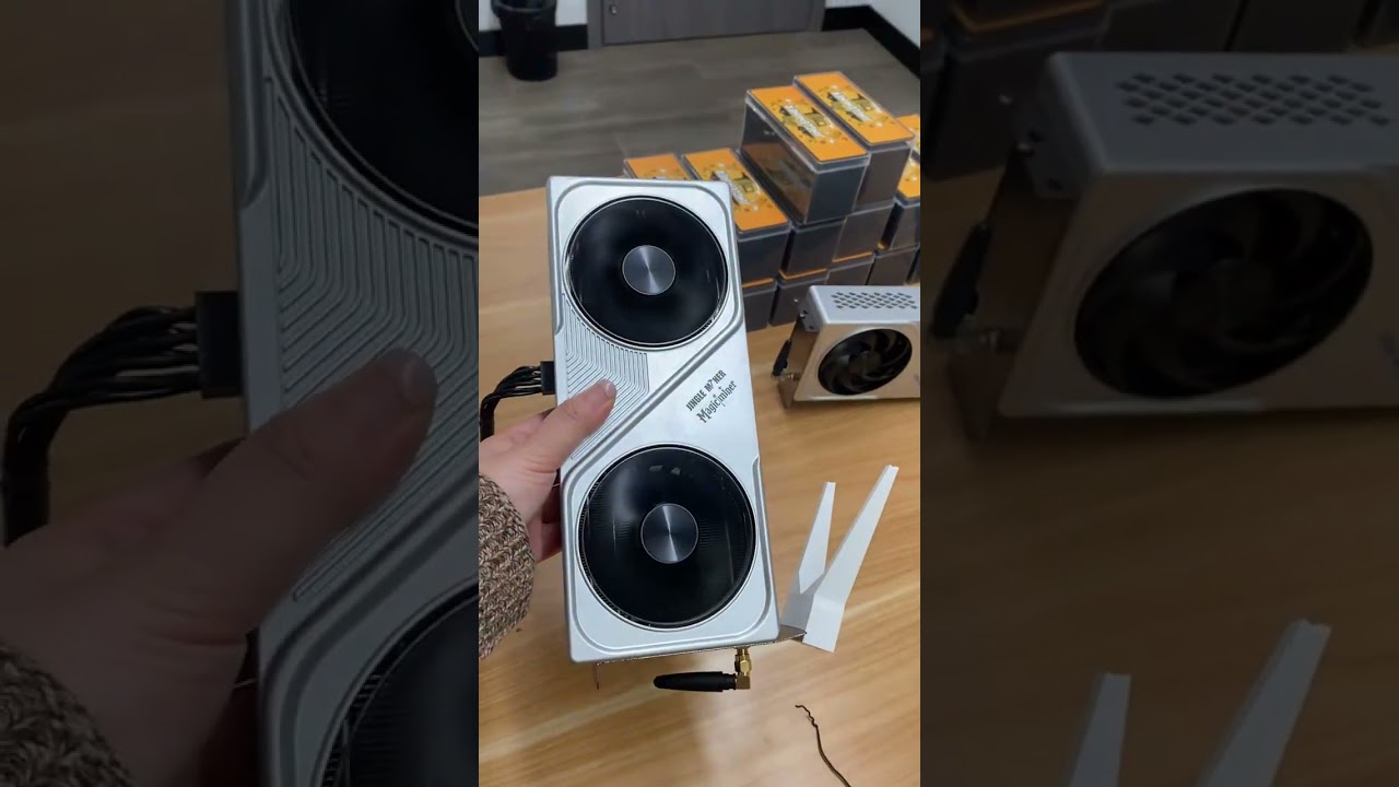 A clean GPU-style look starts with a simple 3D-printed base