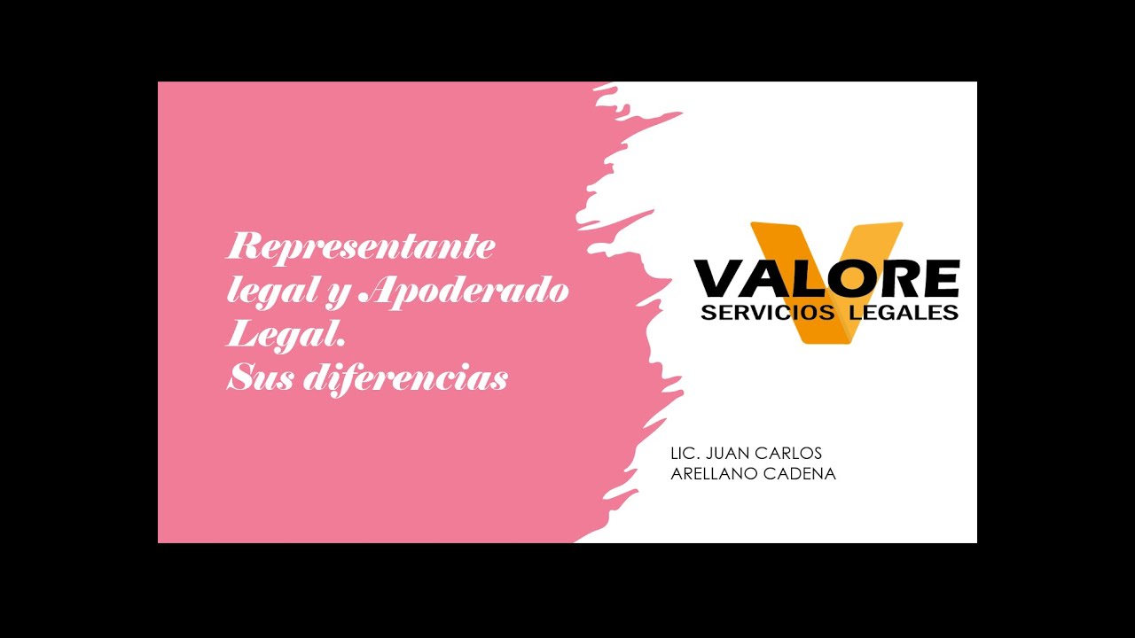 Representante legal y apoderado legal, sus diferencias.