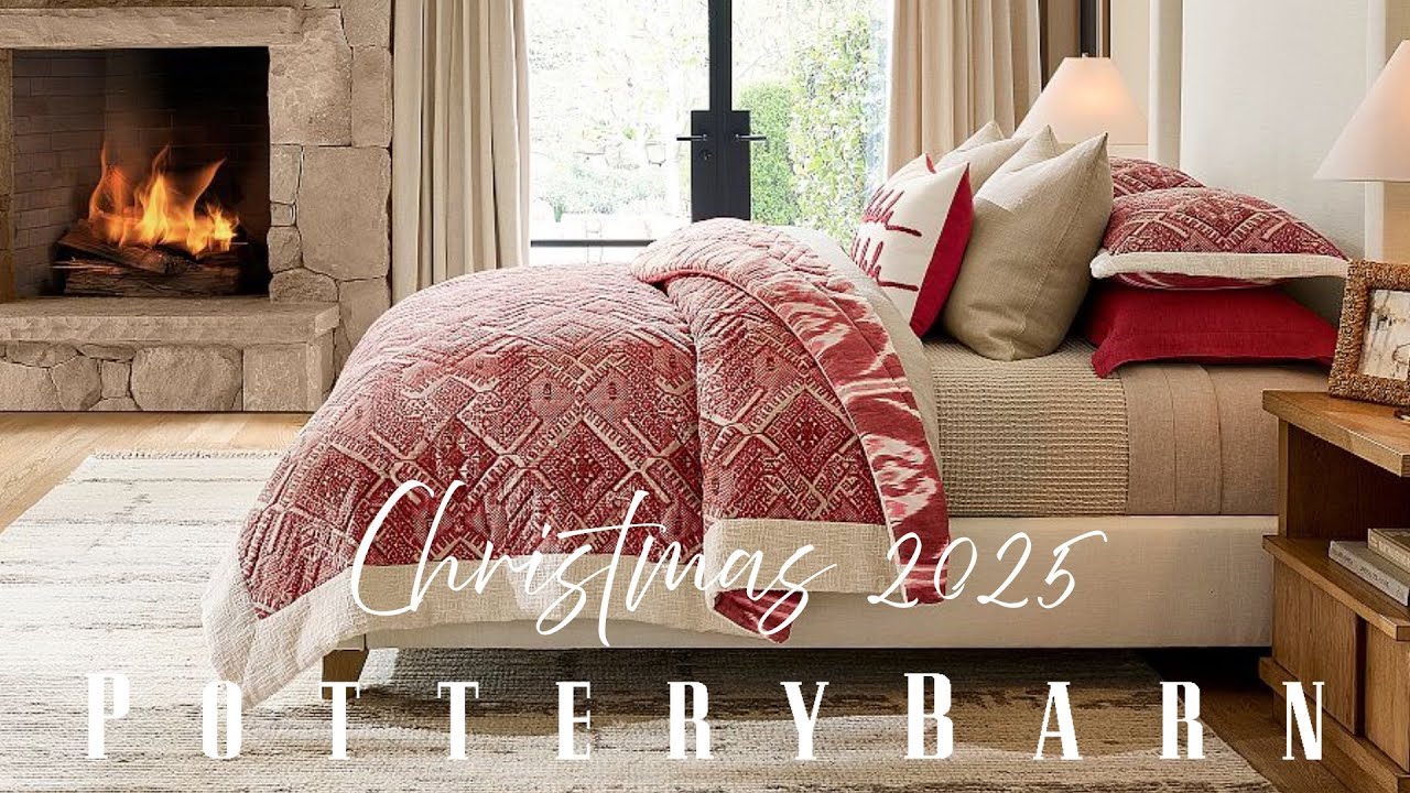Рождественский домашний декор Pottery Barn 2025 Купить со мной