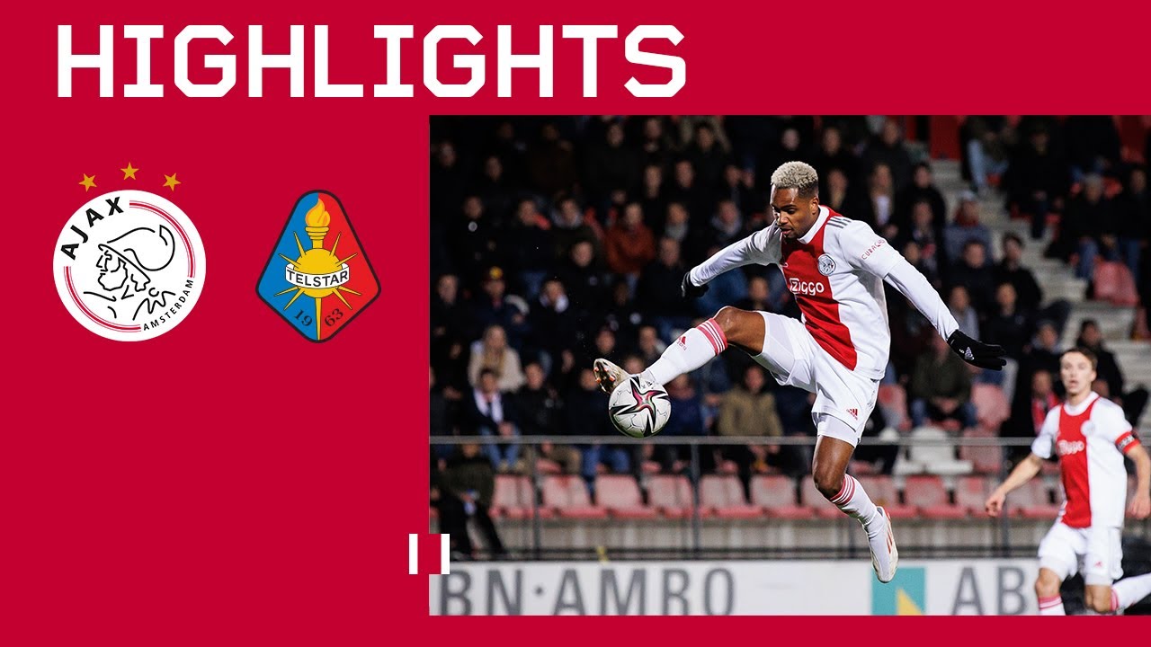 &Uuml;n&uuml;var hits the double ⚽⚽ | Highlights Jong Ajax - Telstar | Keuken Kampioen Divisie