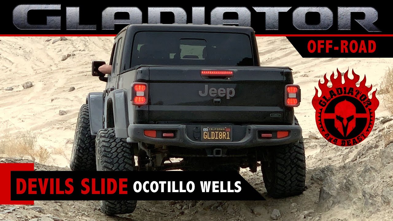Jeep Gladiator Off-Road - Devil's Slide - Ocotillo Wells