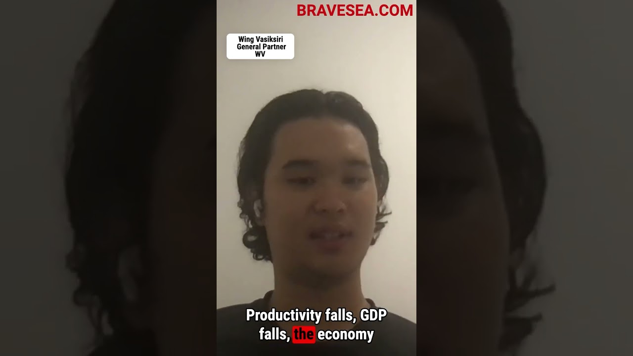 How does an aging population impact productivity and GDP?