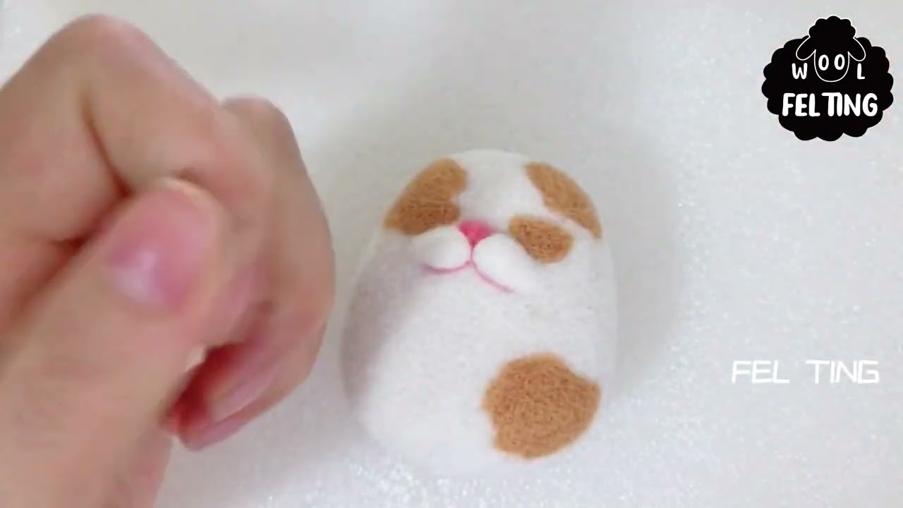 【DIY Handicrafts】Garfield Wool Felt DIY Tutorial