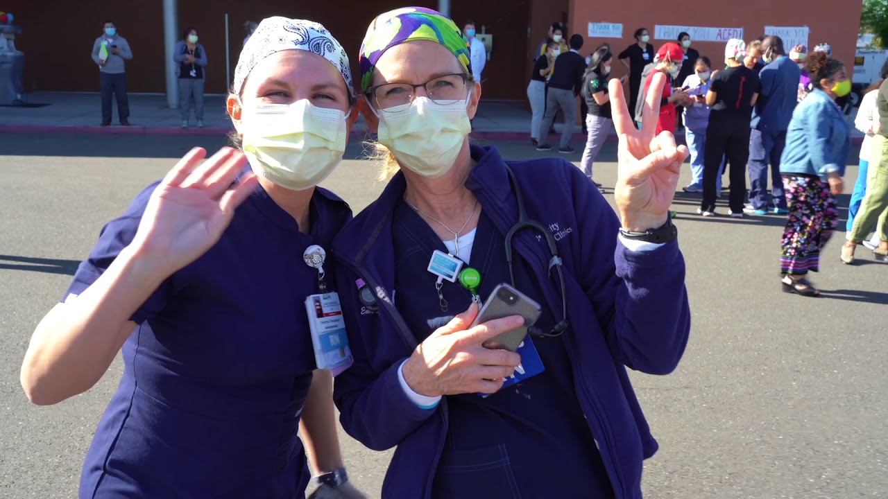 Thank you Health Care Workers San Leandro. #BEATCOVID19