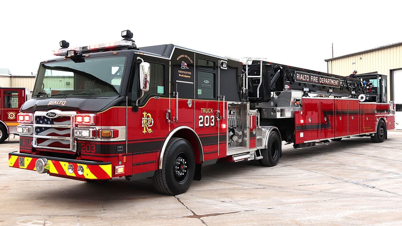 Ascendant® 107’ Heavy Duty Tractor Drawn Aerial – Rialto Fire Department, CA