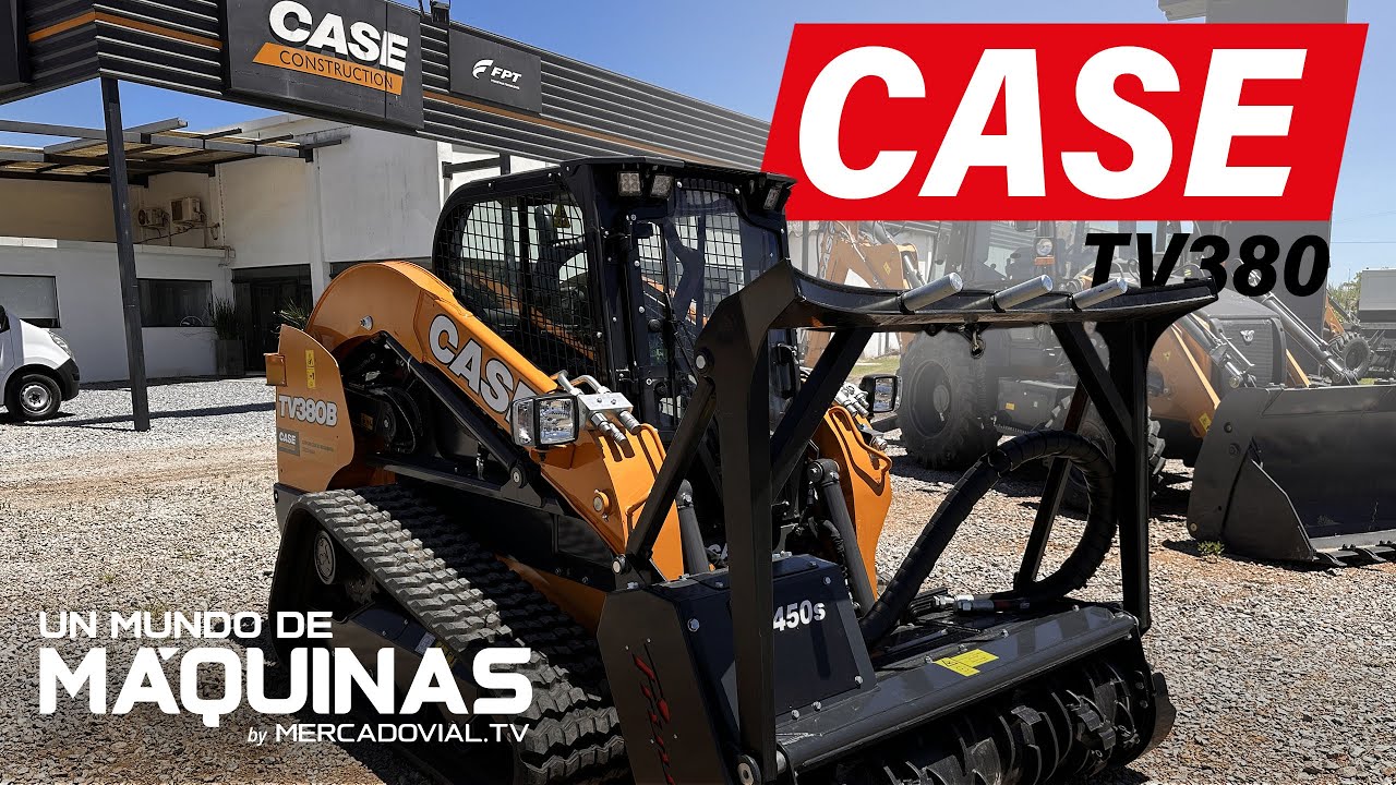 [CASE] Minicargador TV380B con triturador forestal Prinoth M450s | Corporación de Maquinaria