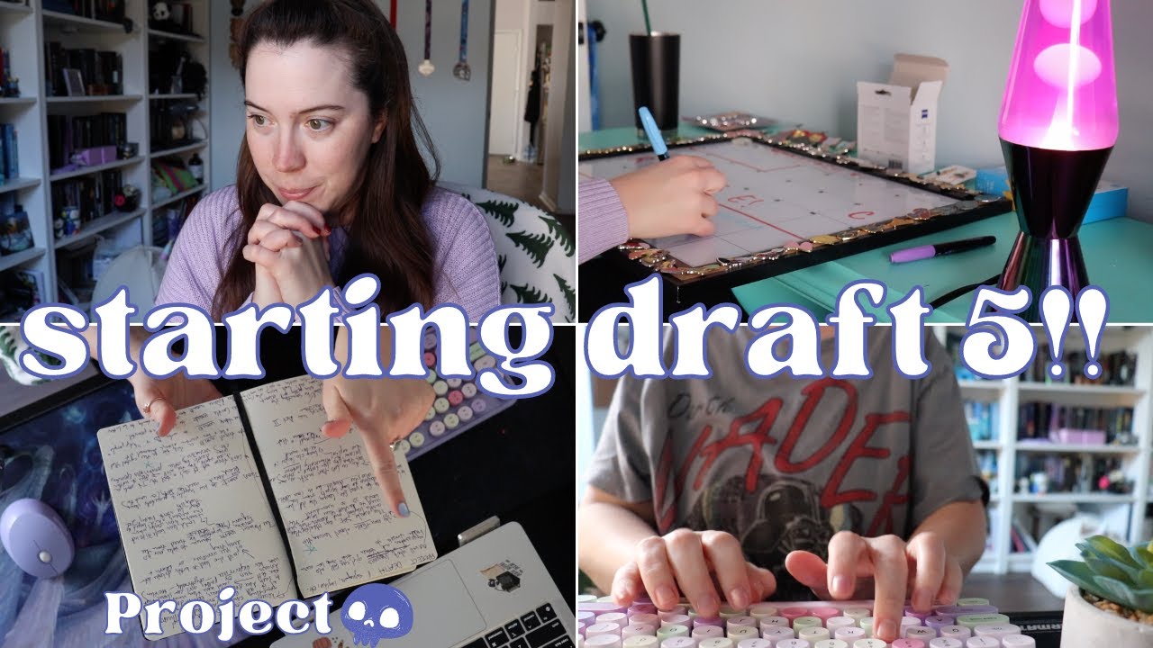 And so begins Draft 5 of Project ☠️☠️ | a writing vlog!