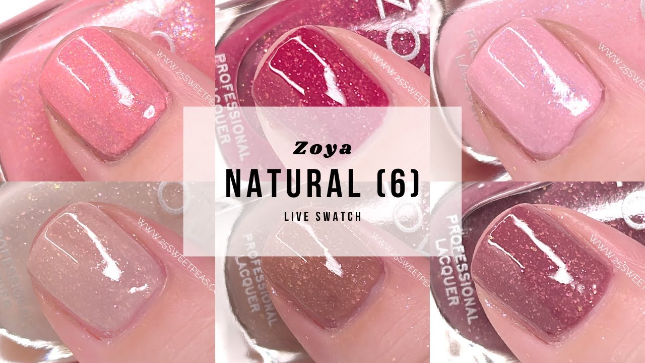Zoya Natural 6 Sparkles | 25 Sweetpeas