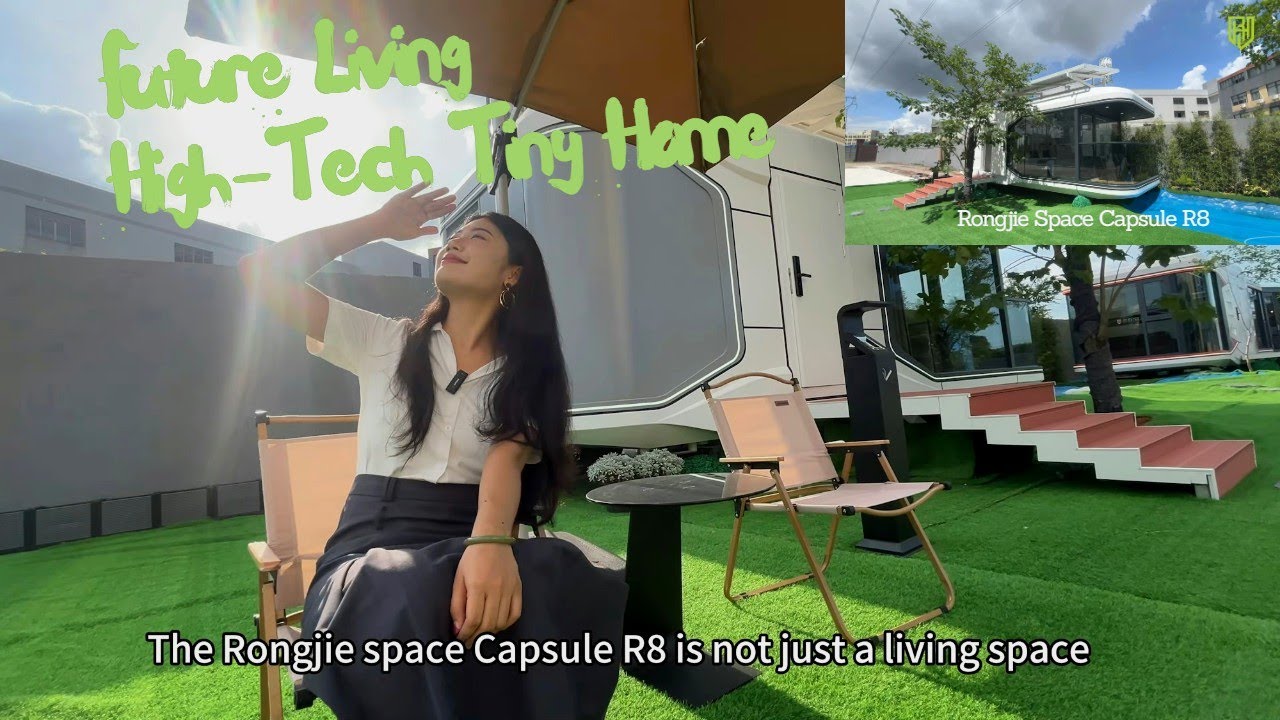 Unveiling The Future: Rongjie R8 Prefab Space Capsule - The Tiny House Revolution You Need!#tinyhome
