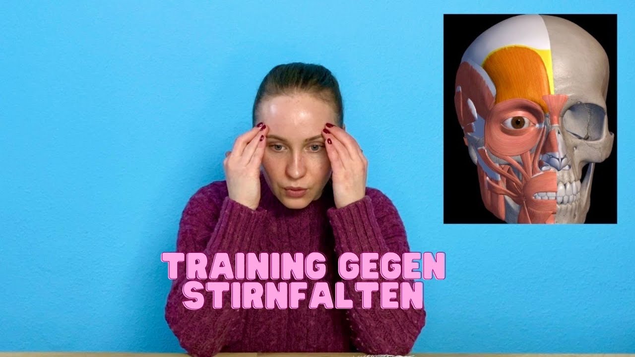 #Gesichtsyoga gegen Stirnfalten/ #Gesichtsgymnastik / Anti-Aging Training gegen Falten