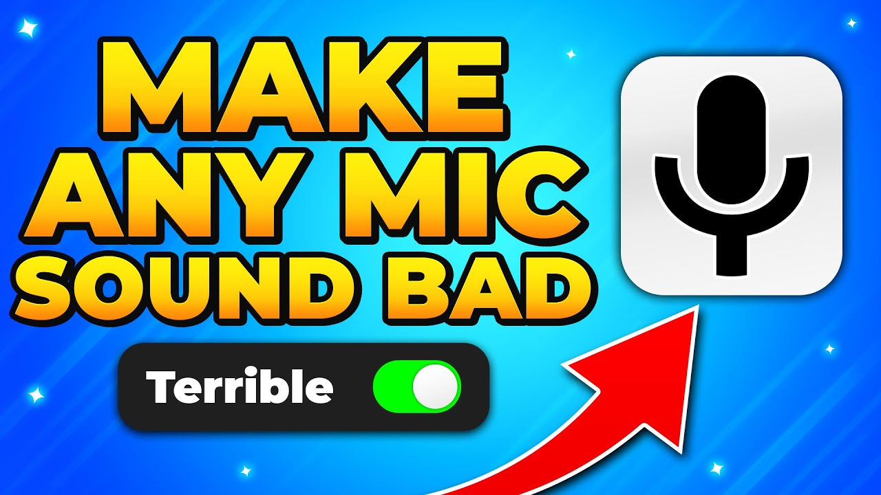 How to Make Your Mic Sound Bad – Discord & Games