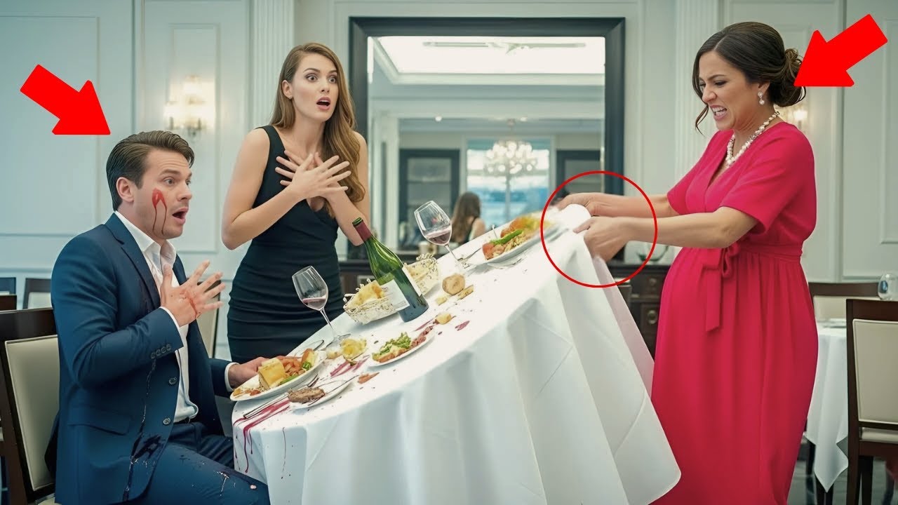 Pregnant Wife Walks In on Millionaire's Dinner With Mistress—Flips Table, Exposes Him in Public!
