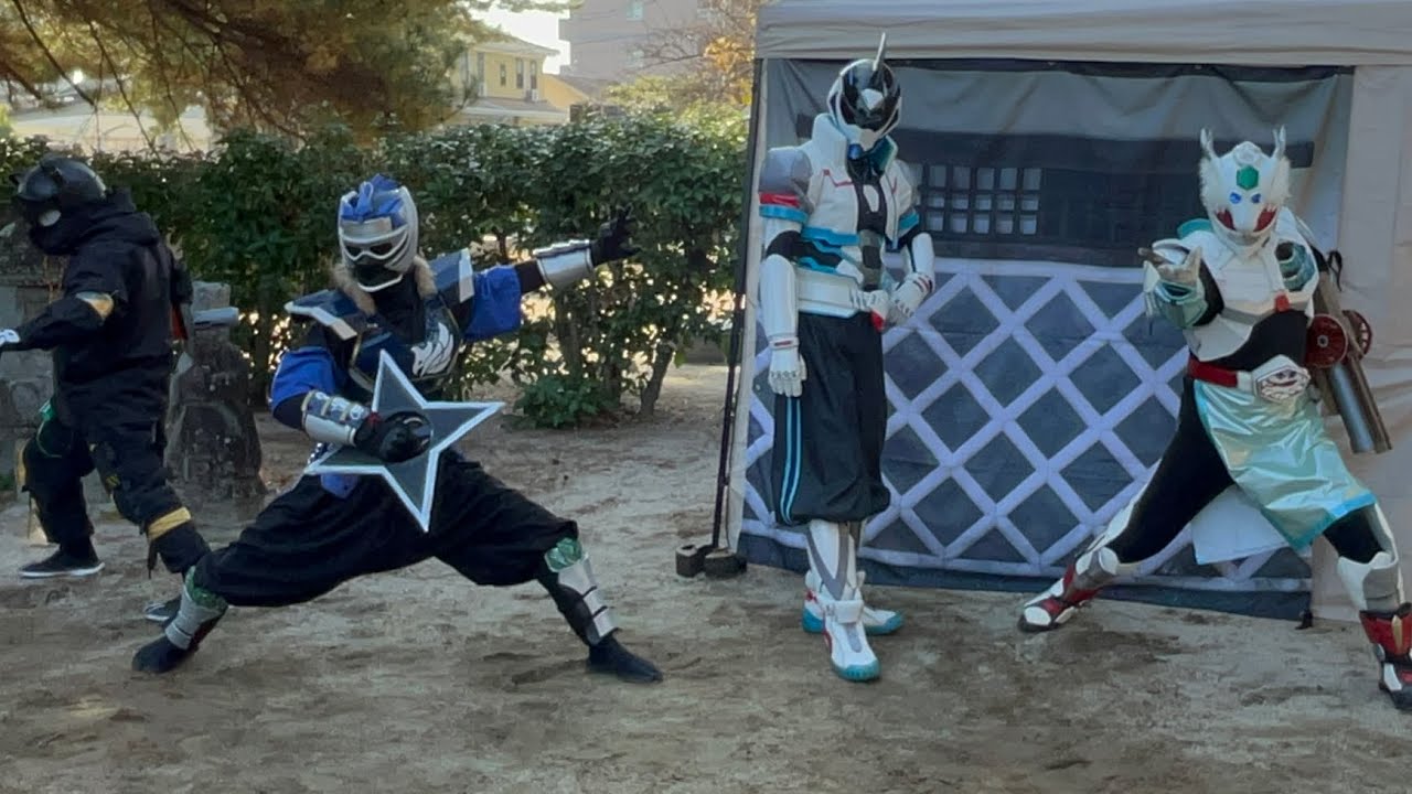 ヒーローショー「狙われた佐野常民！佐賀一の英才を守れ」　ヒゼン＆サカナマン＆セイコツン   2025/11/29 龍泰寺