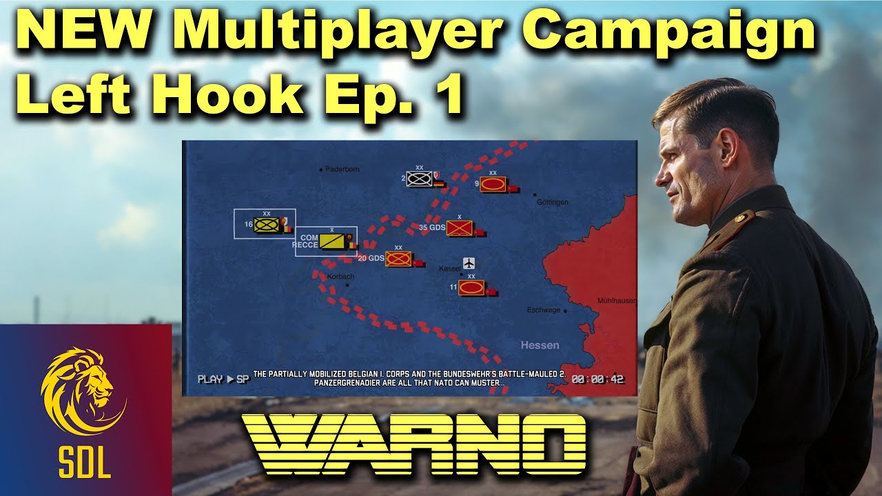 Leading the Red Army in Army General Multiplayer!  vs Artakawa, Left Hook Part 1