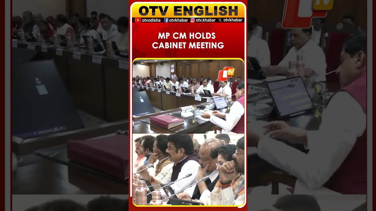 Madhya Pradesh Chief Minister Mohan Yadav Holds Cabinet Meeting In Bhopal