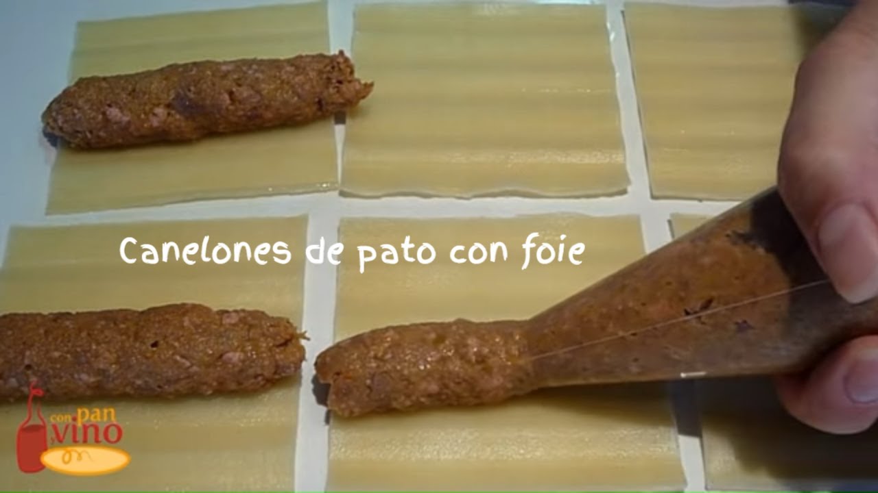 23 🏅 CANELONES de CONFIT de PATO con FOIE 🧡 ConPanyVino