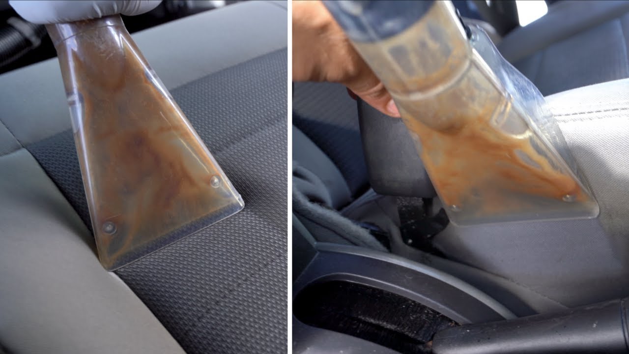 Restoring FILTHY Car Seats - Cleaning and Shampooing Seats