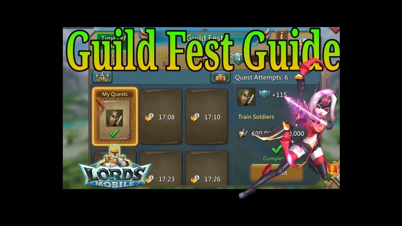 Lords Mobile Guild Fest Guide
