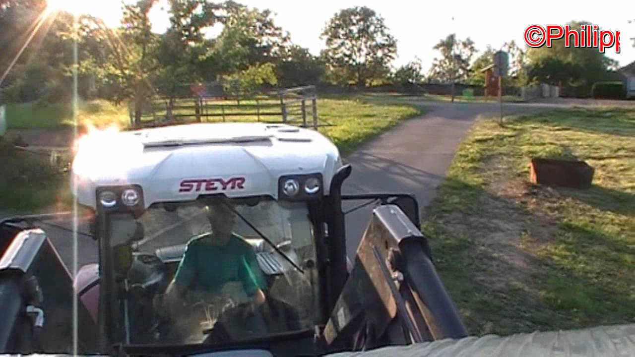 Silage 2012 -Ballenwickeln-  mit Case IH und Steyr *HQ*