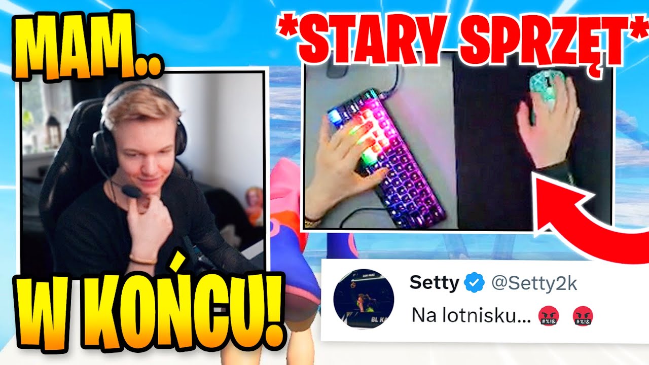💥 SETTY *W KOŃCU* ODZYSKAŁ SW&Oacute;J SPRZĘT! ZGUBIŁ SIĘ NA LOTNISKU... ~ KULARZ SZOTY