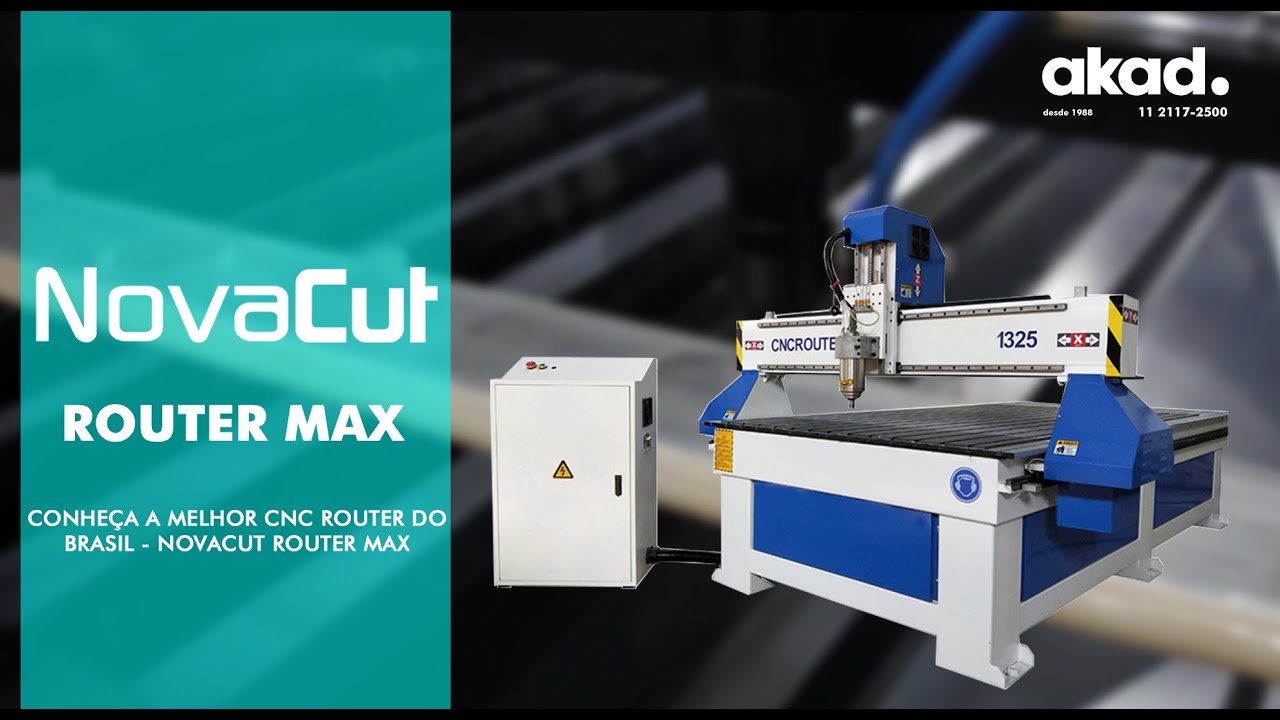 Conheça a melhor CNC Router do Brasil NovaCut Router Max