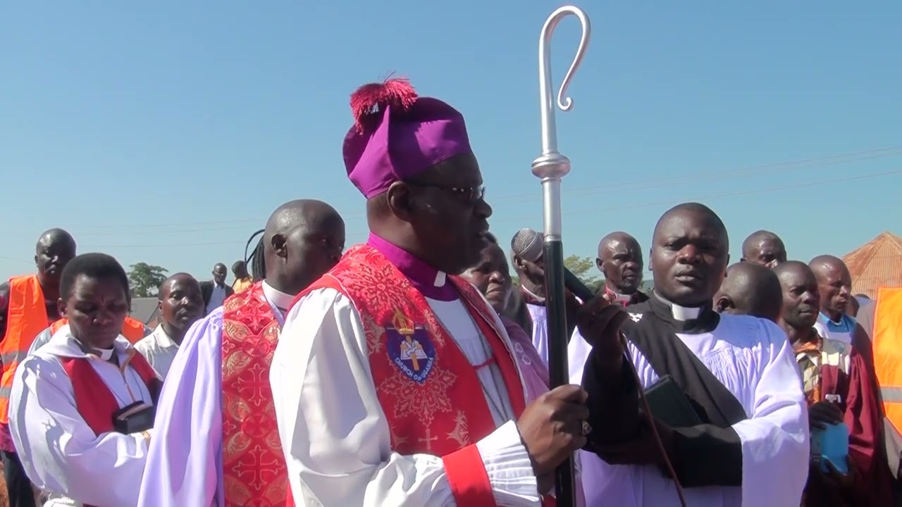 RT.REV GEORGE WILLIAM ASIIMWE KASANGAKI ATWOOKI LAID THE FOUNDATION STONE OF ALLSAINTS MULTI-BILLION