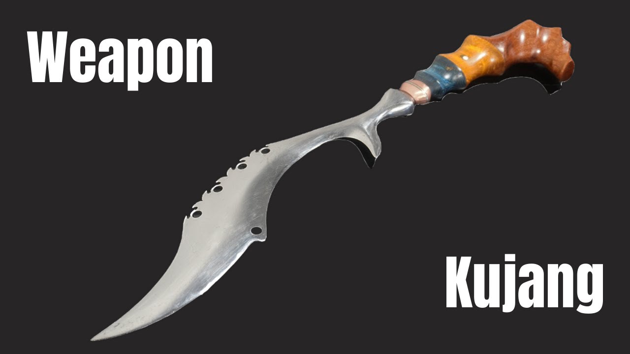Forging a modern Kujang dagger, an Indonesian traditional weapon. I did try to make a Damascus but..